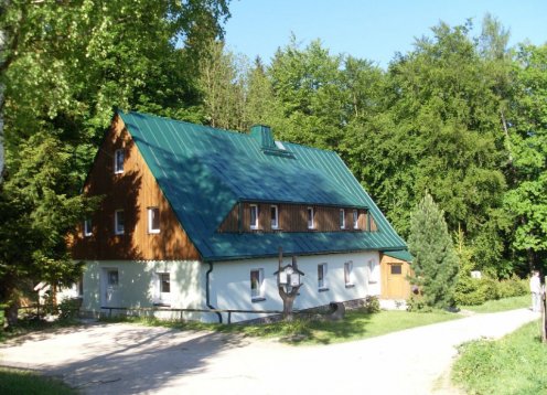 Ferienhaus Irena im Naturpark Erzgebirge in Grünheide barrierefrei