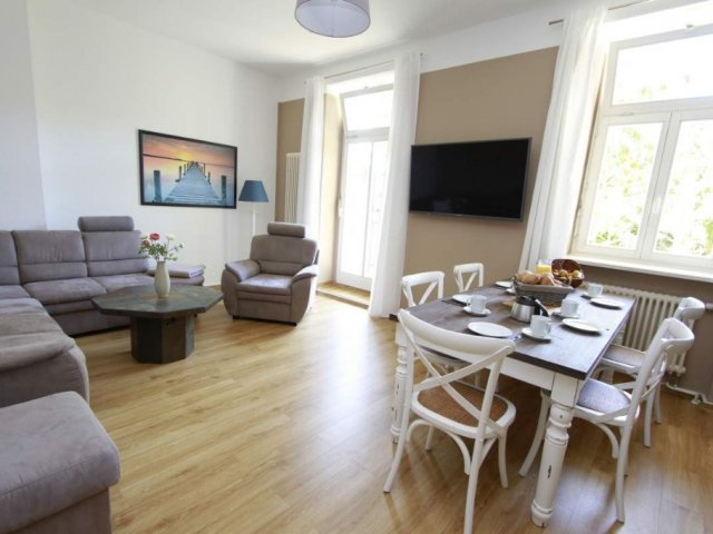 Barrierefreie Ferienwohnung im Gästehaus Wartburg an der Ostseeküste