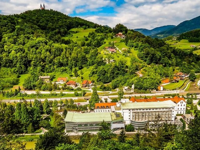 Hotel Zdravilišče Laško in Slowenien am Fluss Savinja barrierefrei