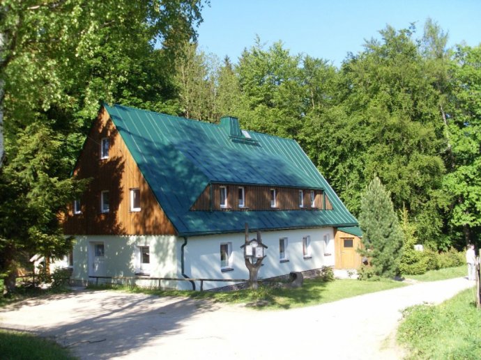 Ferienhaus Irena im Naturpark Erzgebirge in Grünheide barrierefrei